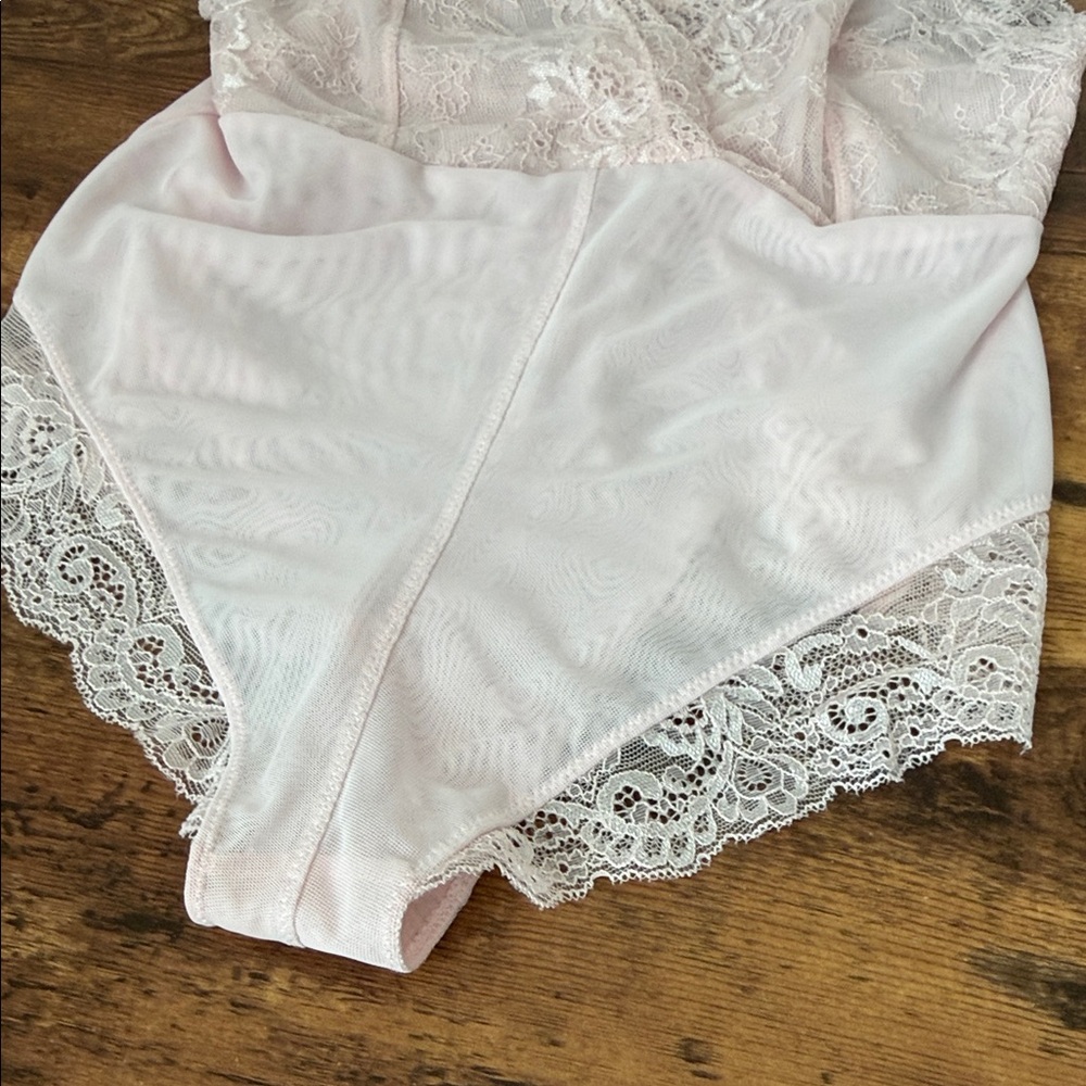 Adrienne Vittadini Pink Lace Chemise - Picture 3 of 6